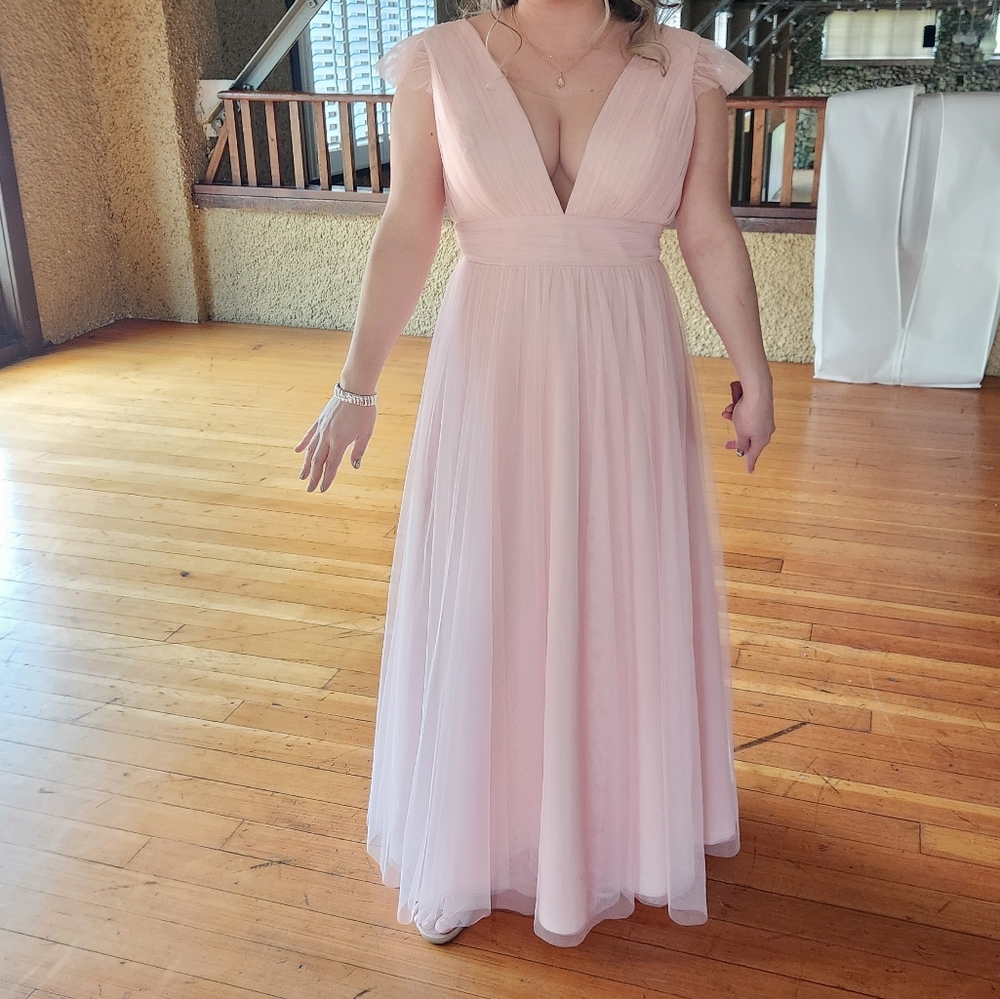 Petal Pink Cora Revelry Bridesmaid Dress